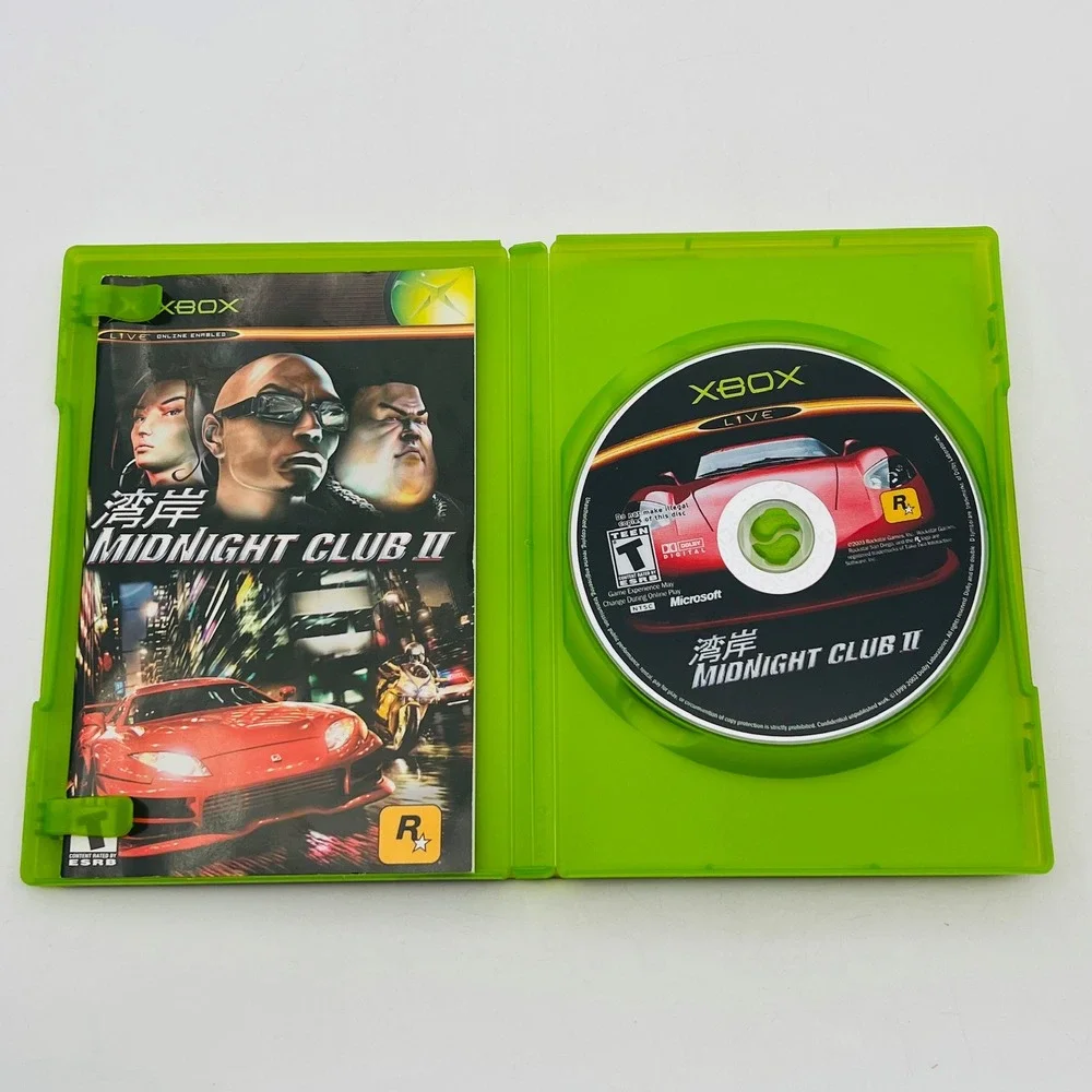 Midnight Club II Original‎ Xbox Rockstar Games 2003 CIB Racing Game NTSC